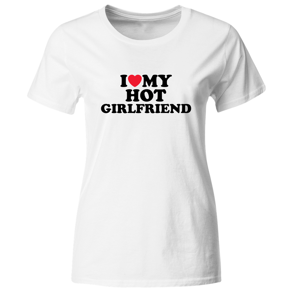 Playera Lsv47 Parejas. I love my hot girlfriend. Frase meme
