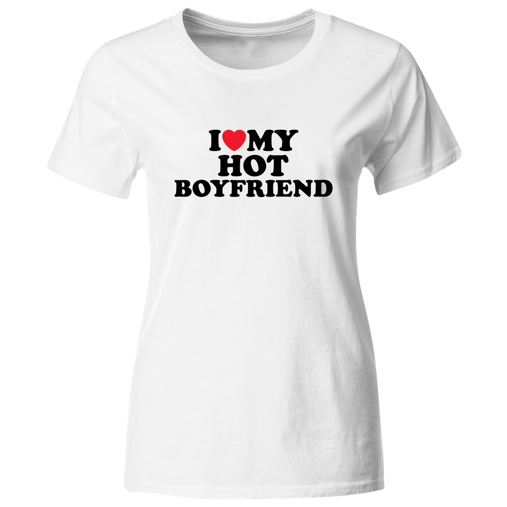 Playera Lsv47 Parejas. I love my hot girlfriend. Frase meme