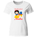 Playera Personalizada Cumpleaños Pc119. Princesa Blancanieves Kawaii