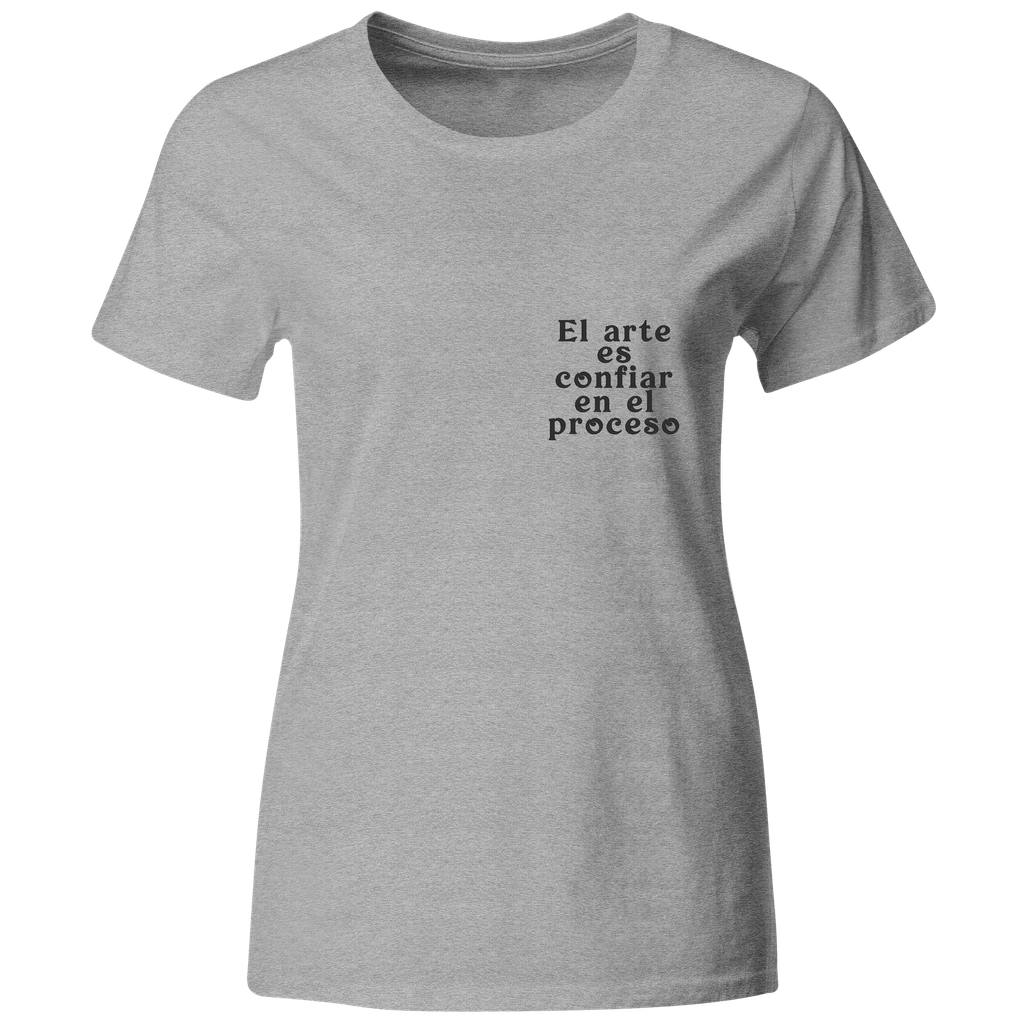 Playera Bordada Lc54. Frase Meme: El Arte Es Confiar.