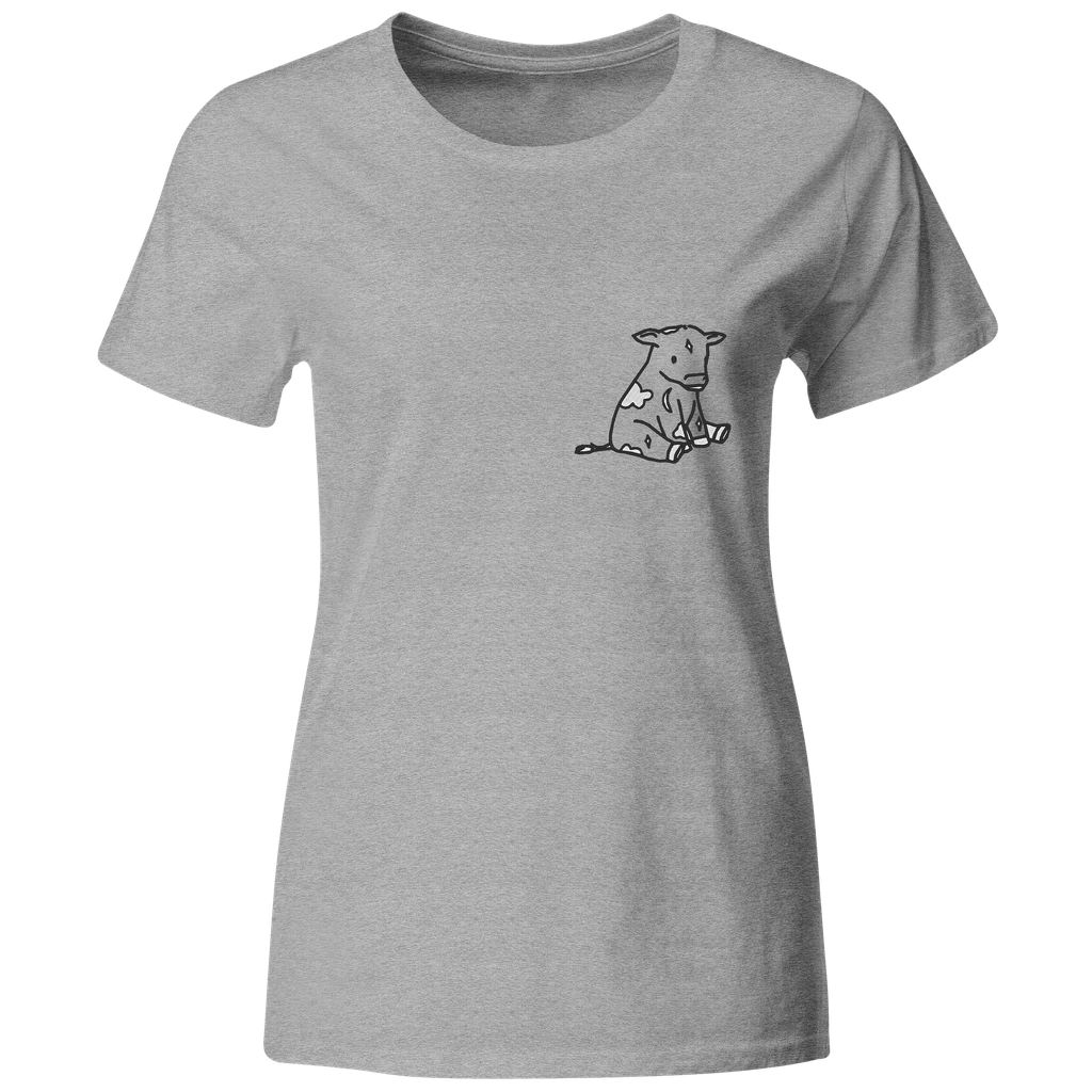 Playera Bordada Lc58. Vaca aesthetic mistica kawaii