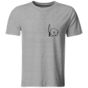 Playera Bordada Lc68. Anime kirby con cuchillo