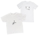 Playeras parejas:  Luna & cohete. (2/2)