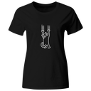 Playera Color Ic147. Meme Anime gato rasgando gatito 