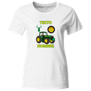 Playera Personalizada Cumpleaños Pc126. Tractor verde John 