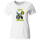 Playera Personalizada Cumpleaños Pc125. Tractor verde John