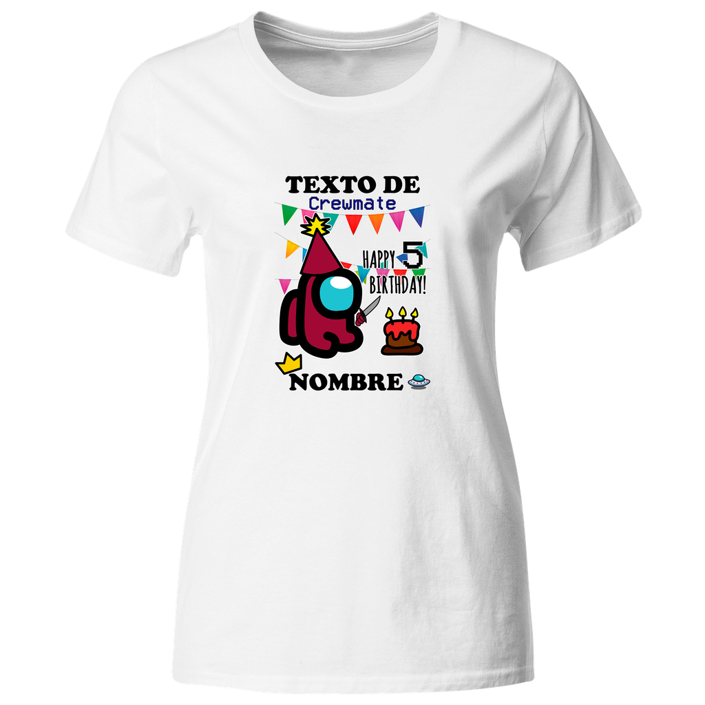 Playera Personalizada Cumpleaños Pc129. Among Us Impostor Gamer