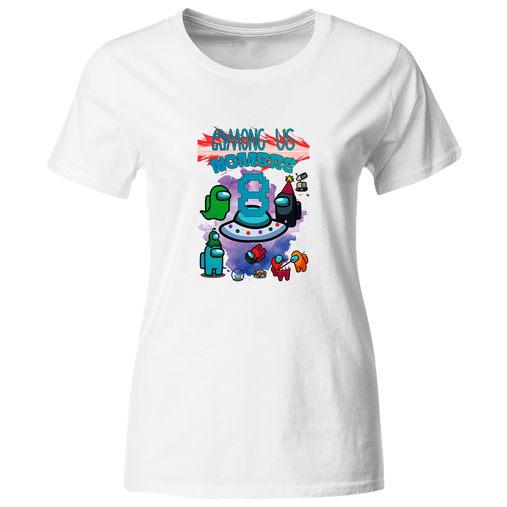 Playera Personalizada Cumpleaños Pc130. Among Us Impostor Gamer