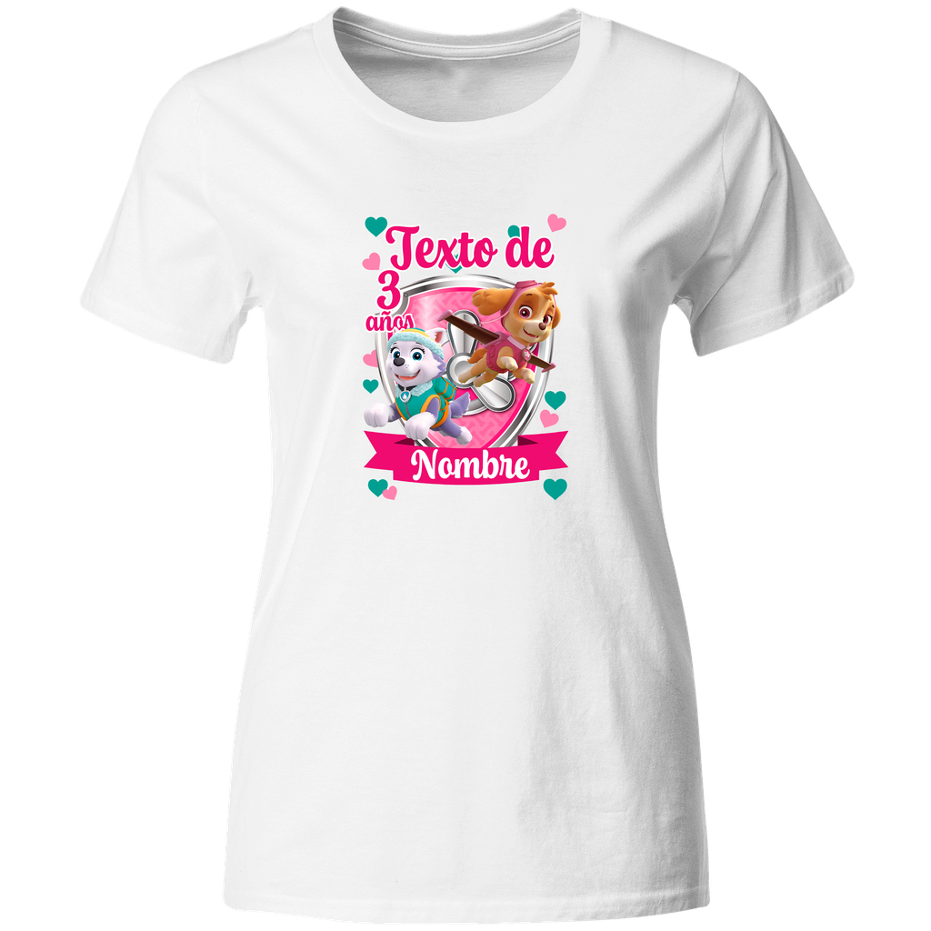 Playera Personalizada Cumpleaños Pc133. Patrulla canina paw patrol
