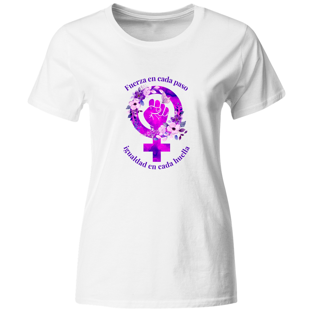 Playeras Poder Feminino GP1. Fuerza en cada paso. Girl Power