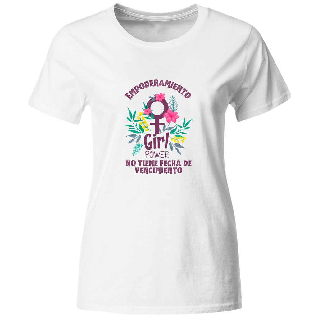 Playeras Poder Feminino GP6. Empoderamiento no tiene fecha de vencimiento. 