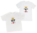 Playeras parejas:  Loco por ella - Loco por él. (2/2)