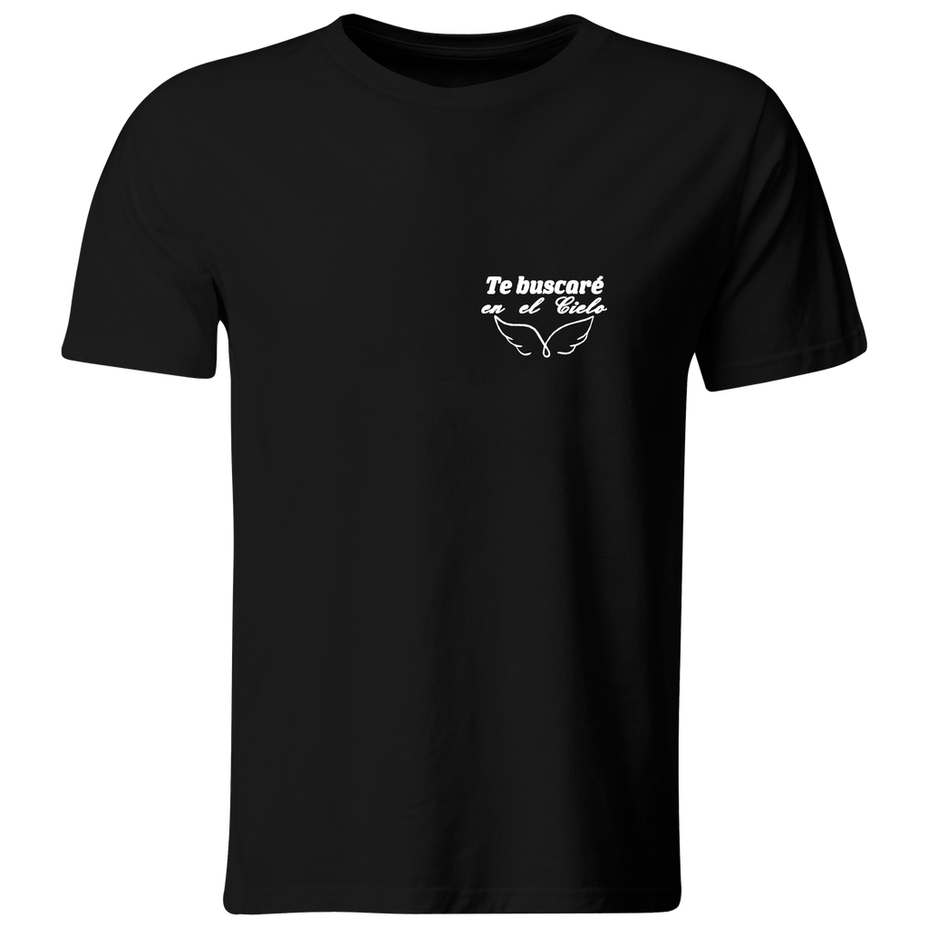 Playera Bordada Lc80. Frase te buscare en el cielo
