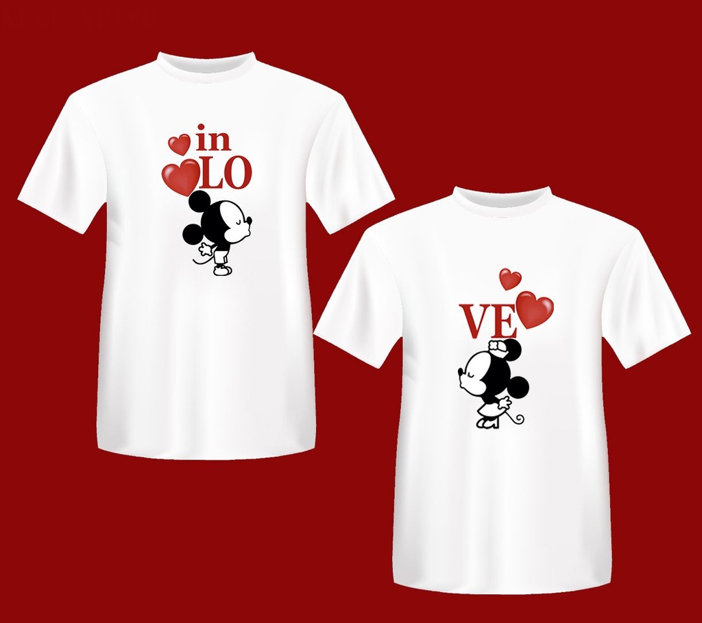 Playeras parejas:  Love. (2/2)