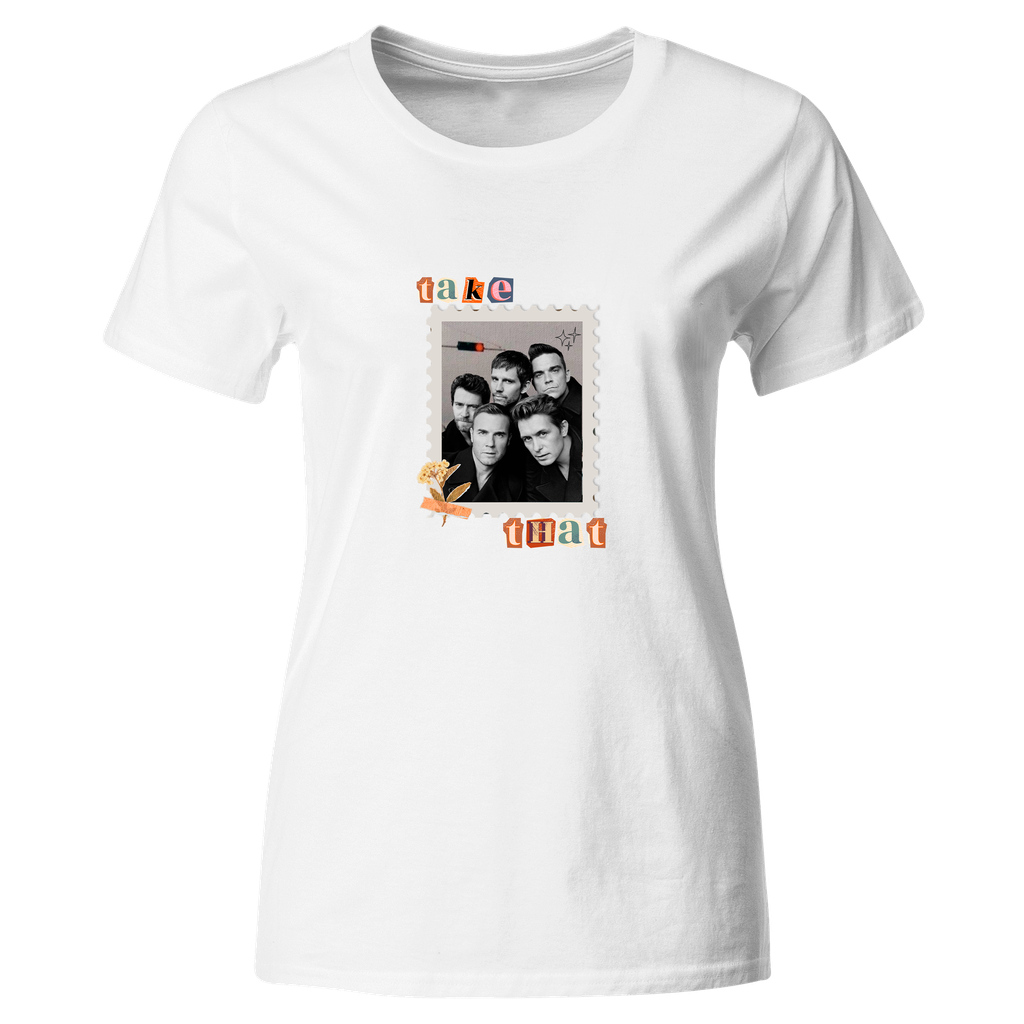 Playera individual Lk736. Artista Cantante. Take That 1990