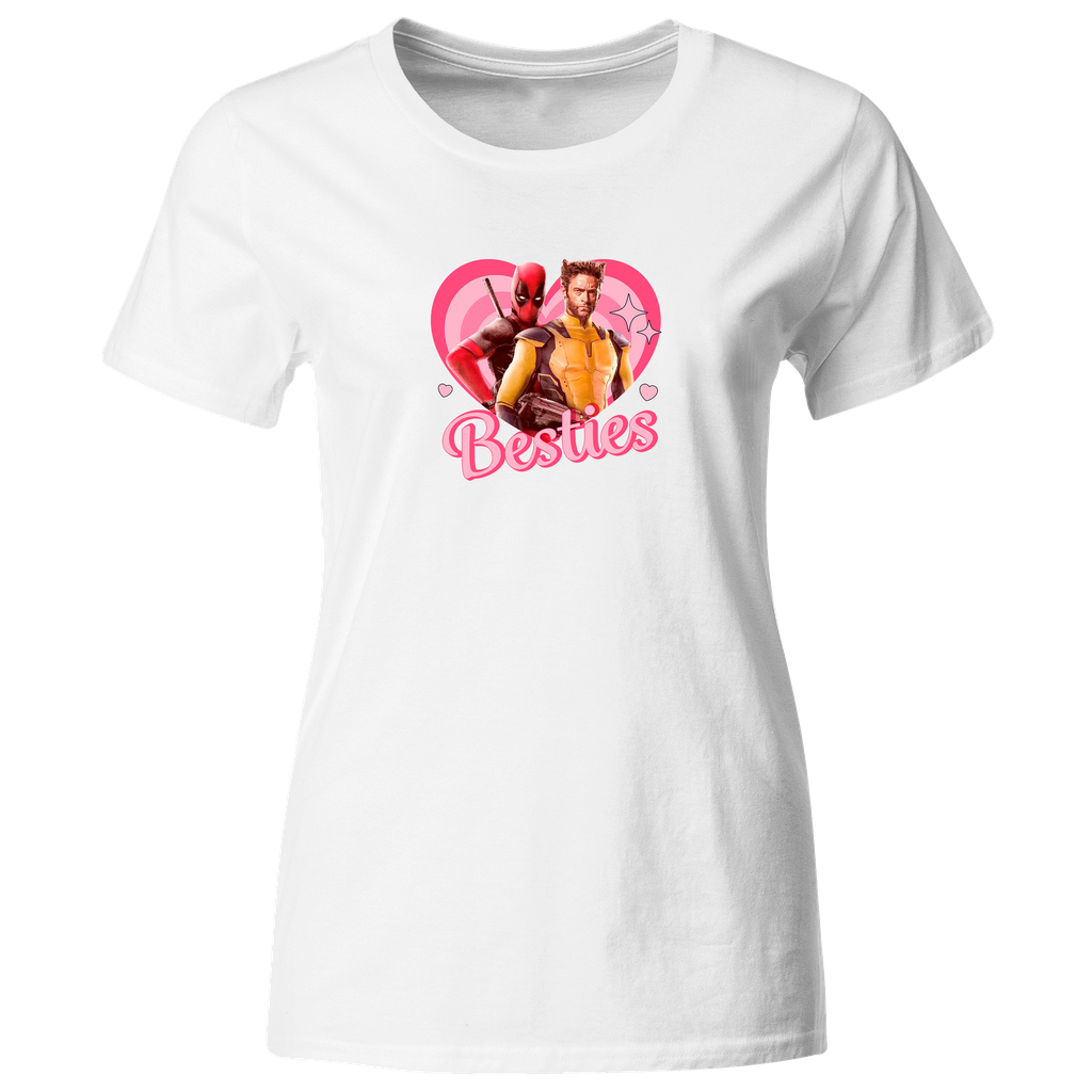 Playera Individual Lk737. Deadwolver comics best friends