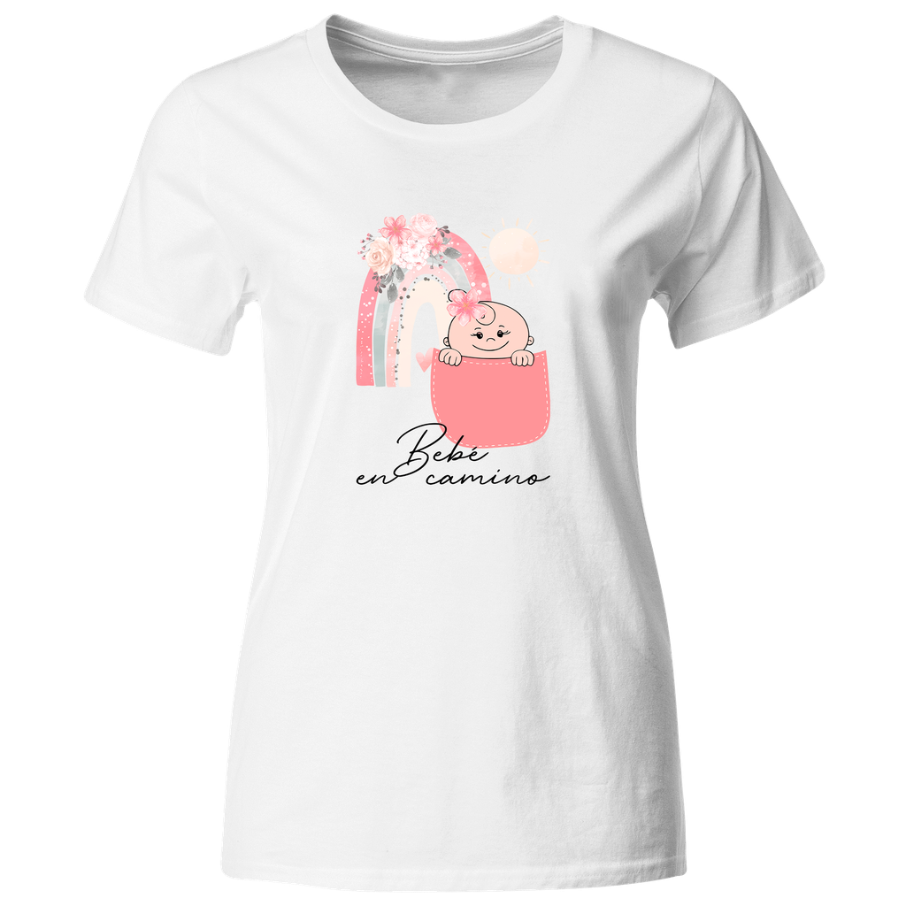 Playera Due4. Bebé en camino niña