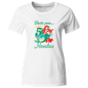 Playera Personalizada Cumpleaños Pc136. La sirenita mermaid princesa