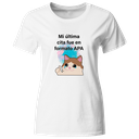 Playera Lk746. Frase Meme "Mi Última Cita Fue En Formato Apa"