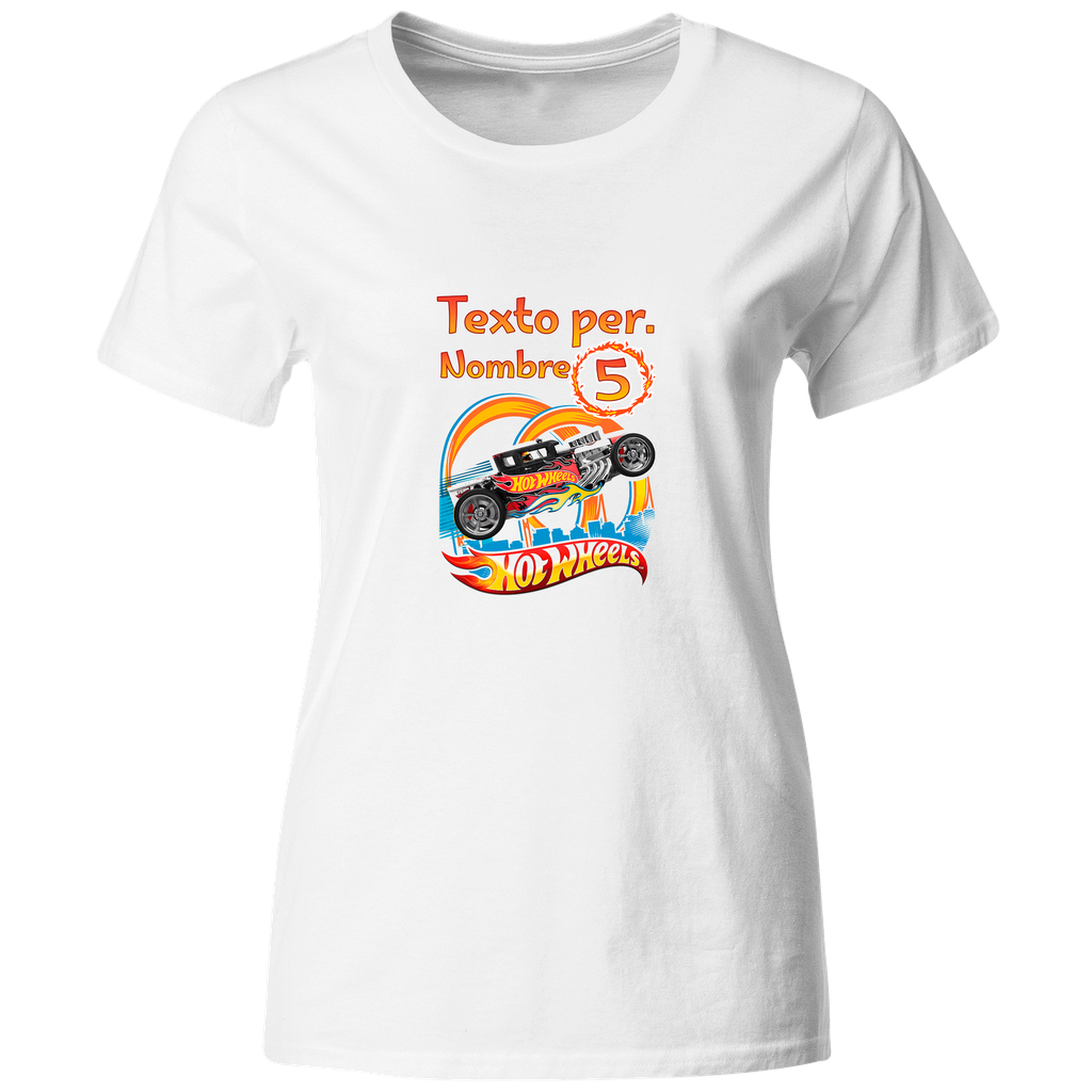 Playera Personalizada Cumpleaños Pc140. Hotwheels carritos carros