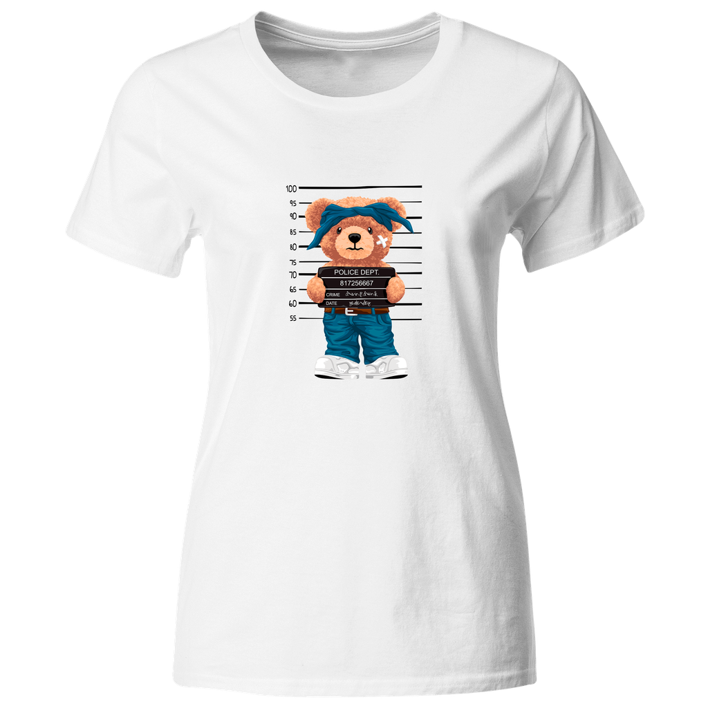 Playera Individual Lktb29. Teddy Oso Bear. Police Dept