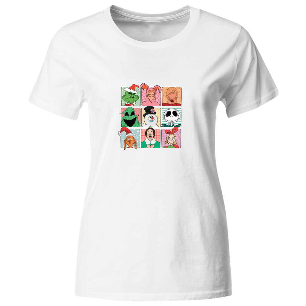 Playera Individual Na164. Navidad navideña peliculas