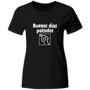 Playera Color ic161. Frase meme "Buenos días patodos"