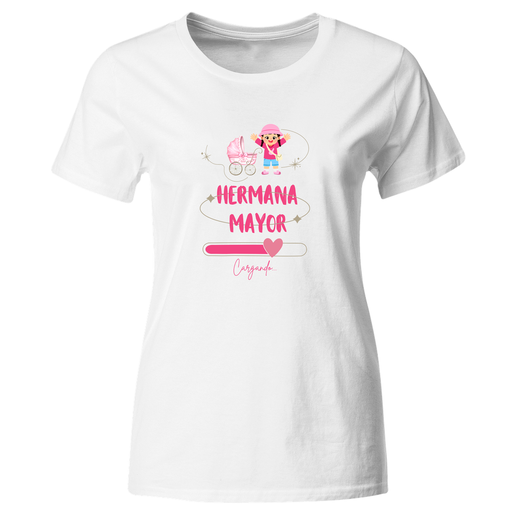 Playera Due6. Bebé En Camino Hermana Mayor