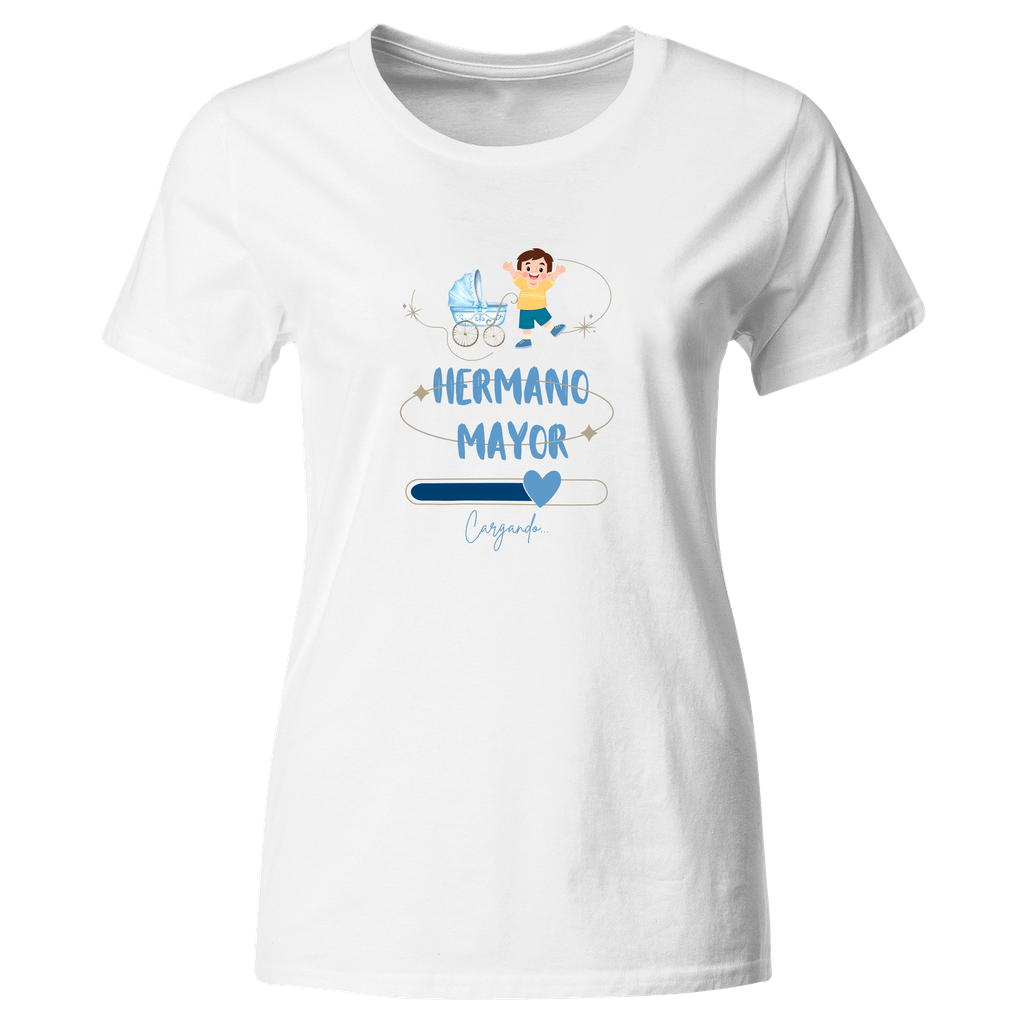 Playera Due9. Bebé En Camino Hermano Mayor  De Un Niño