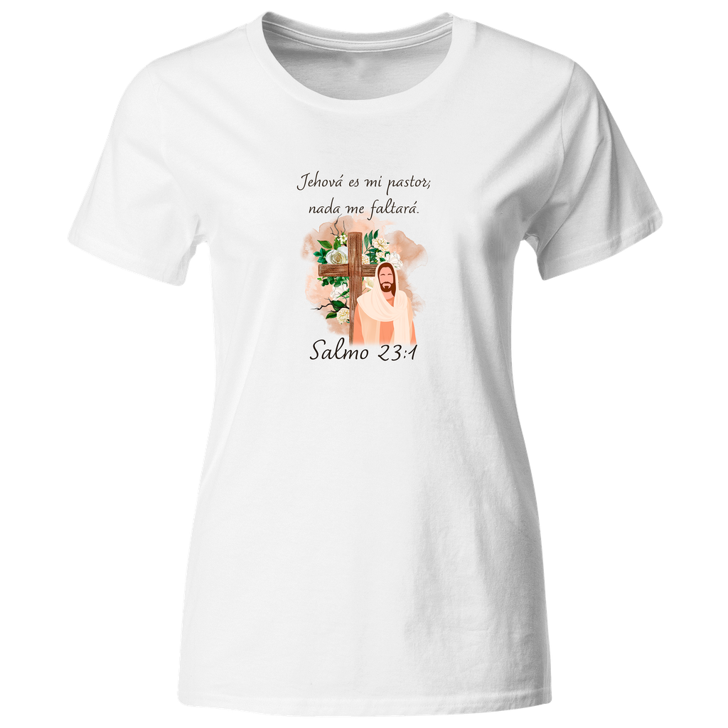 Playera Religiosa Rg53. Frase Jehova es mi pastor