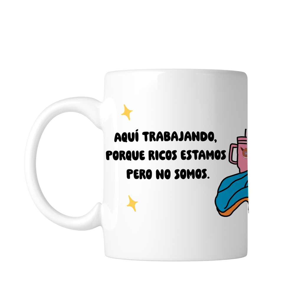 Taza 11 Oz Tae132. Meme frase: Hamster cada día más señor (copia)
