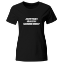 Playera Color Lk778. Frase Meme: ¿Estoy feliz o sólo estoy gastando dinero?