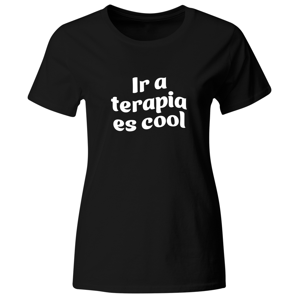 Playera Color Lk782. Frase: Ir a terapia es cool.