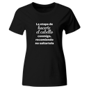 Playera Color Lk789. Frase Emprendedora: Cabello
