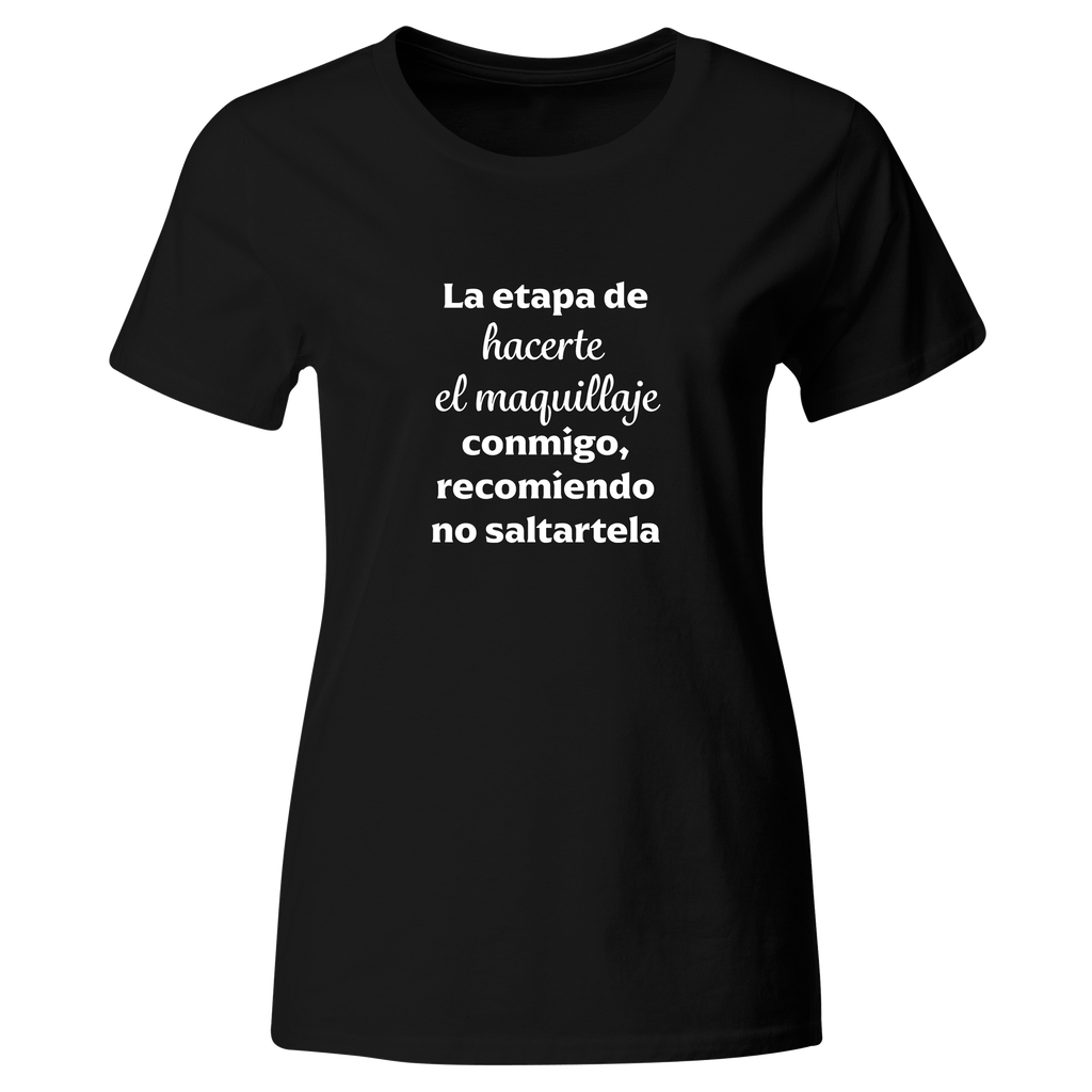 Playera Color Lk790. Frase Emprendedora: Maquillaje Makeup