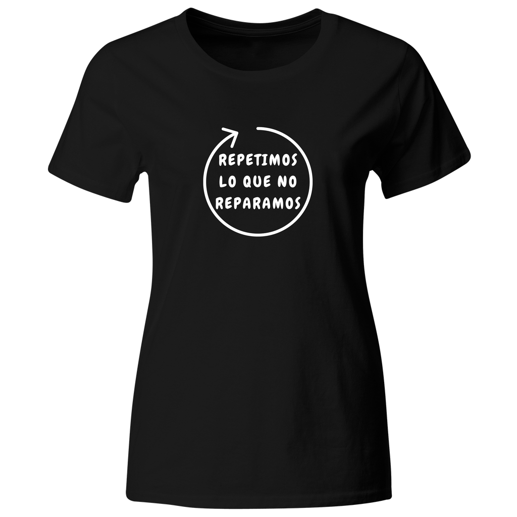 Playera color LK810. Psicologia Frase Positiva: Repetimos lo que no reparamos