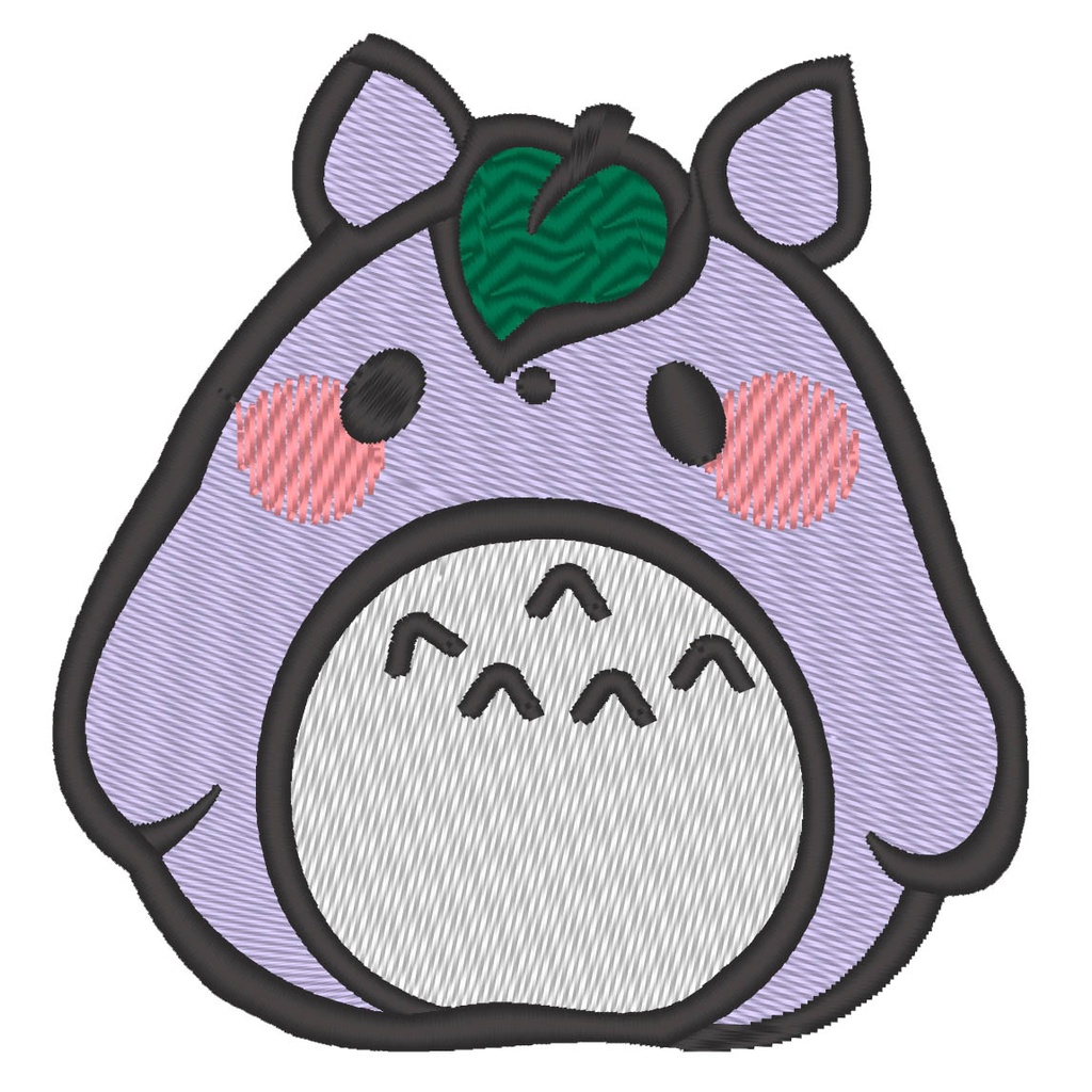 Playera bordada: Totoro kawaii