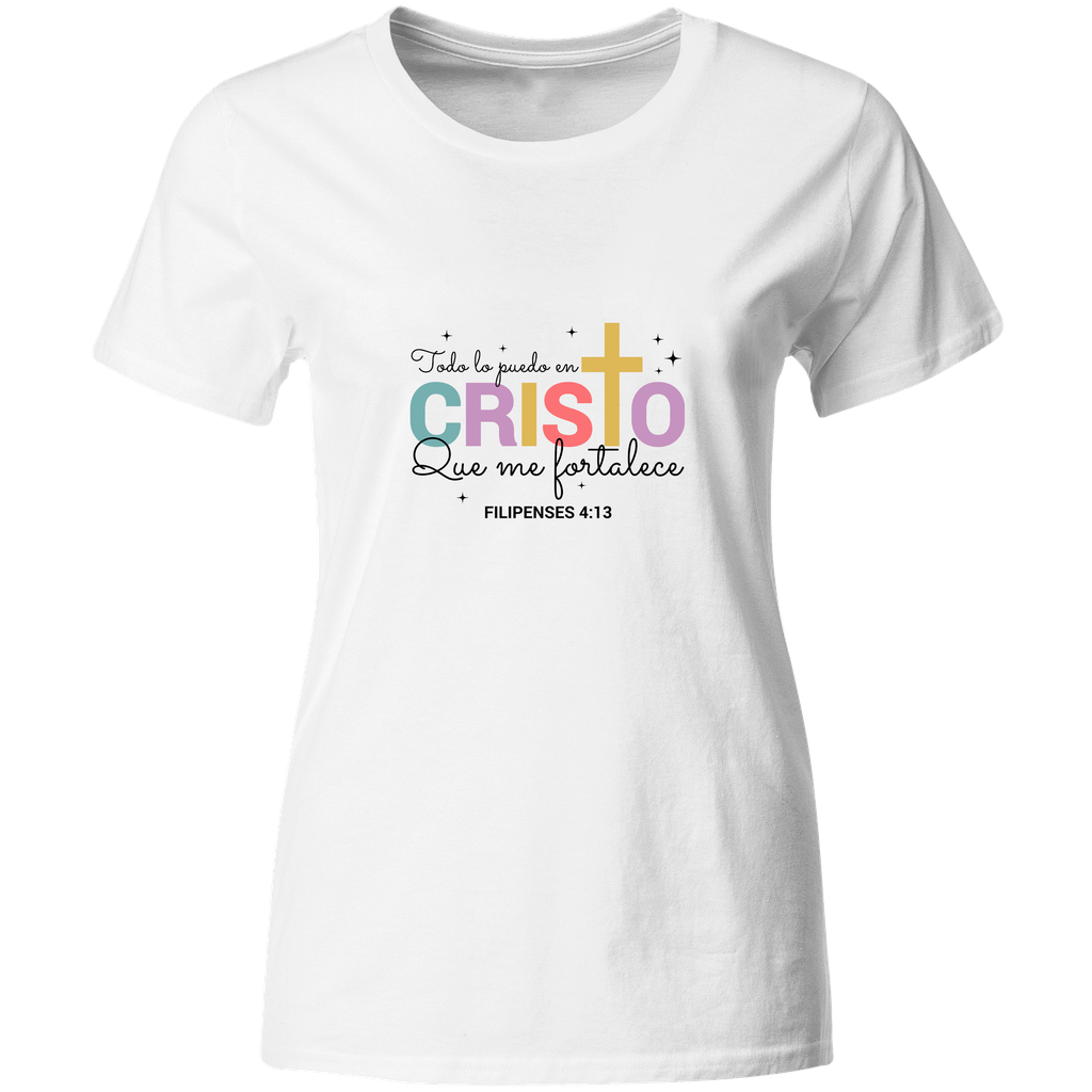 Playera Religiosa Fc45. Versiculo Bíblico Cristiana Católica