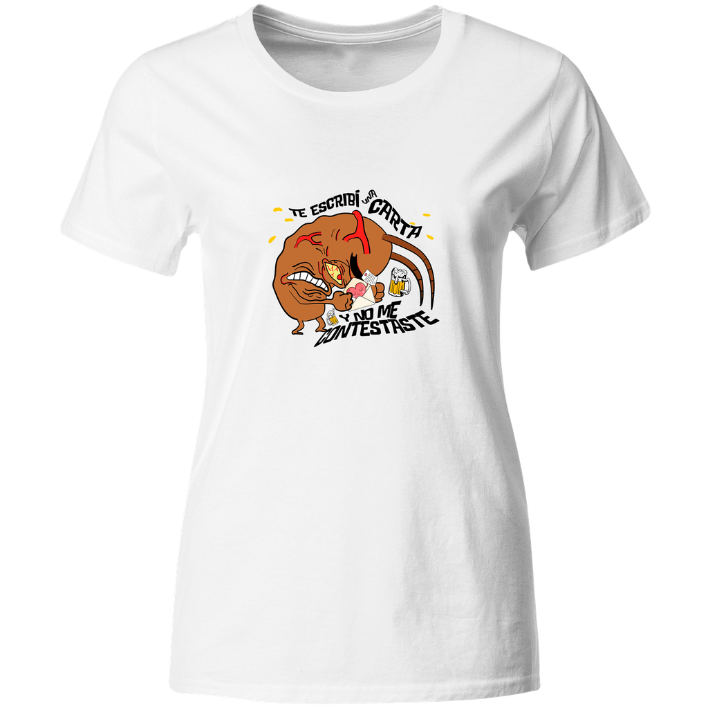 Playera Lk870. Meme Norteño Corrido Te escribi una carta