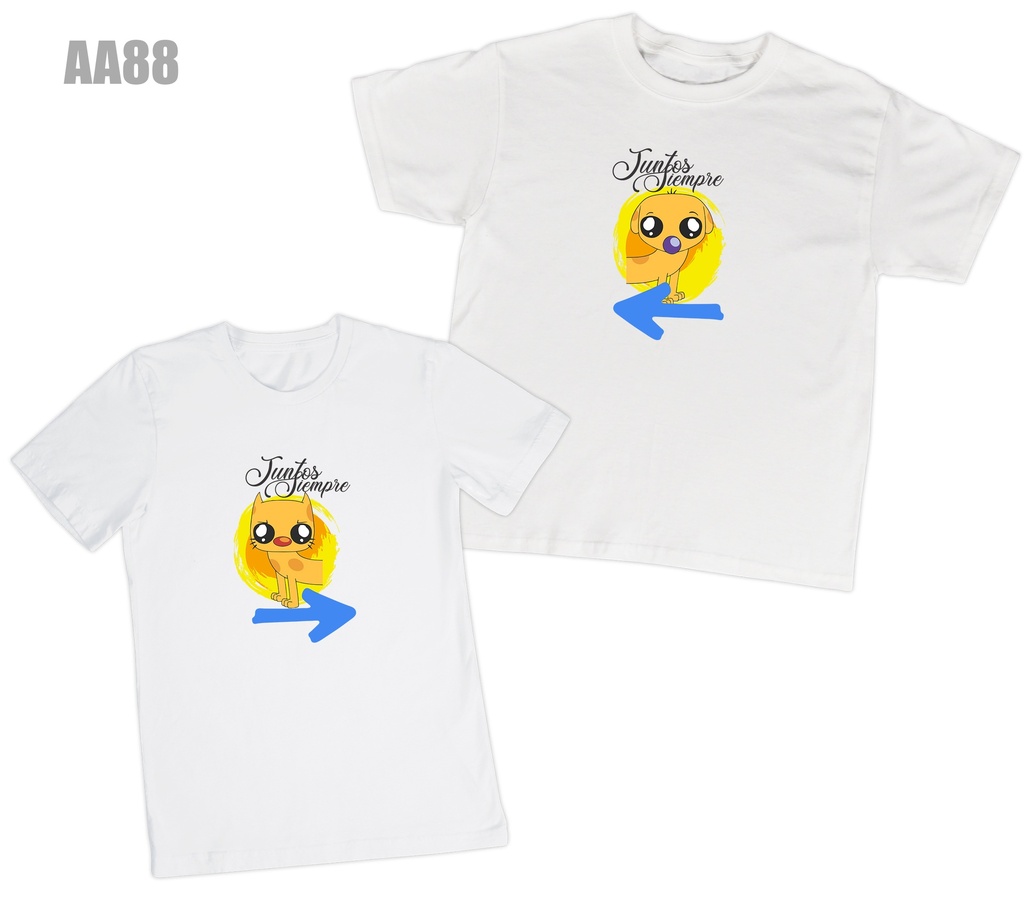 Playera parejas: Catdog (1/2)
