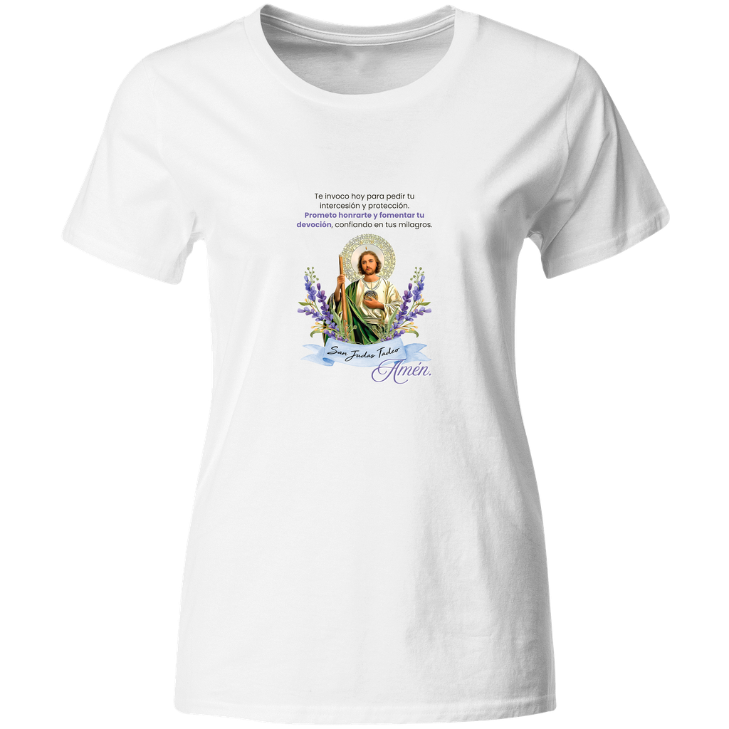 Playera Religiosa Rg104. San Judas Tadeo Oración