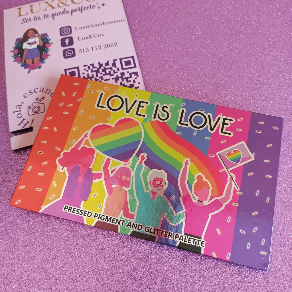 Sombras para ojos: Love is love