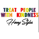 Playera bordada: Treat people with kindness. Harry Styles