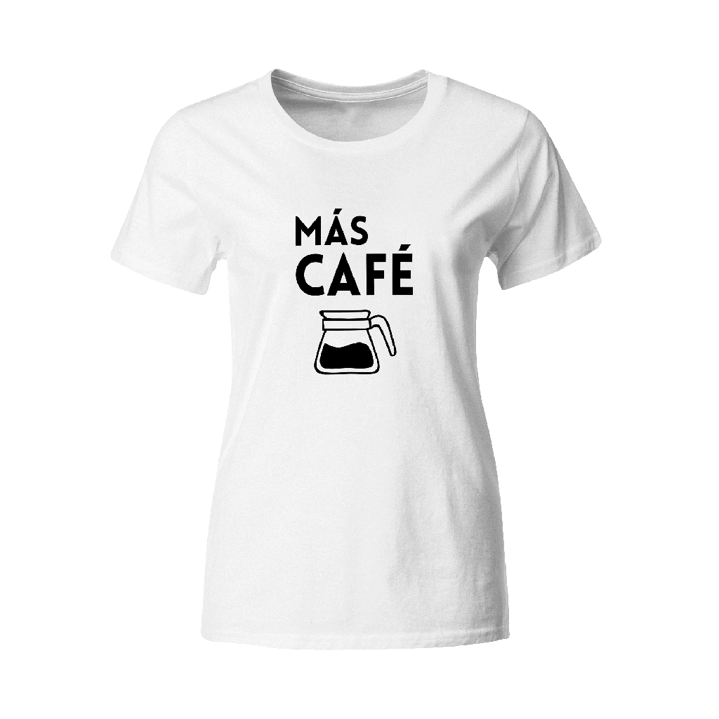 Playera mamá e hijos: Más café. Más leche (1 de 2)