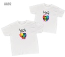 Playera parejas: Love is love (1/2)