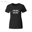 Playera estampada Tengo Novia. No me hables, no me mires.