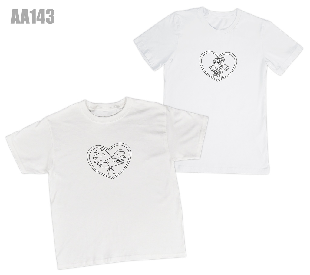 Playera parejas: Arnold y Helga (1/2)
