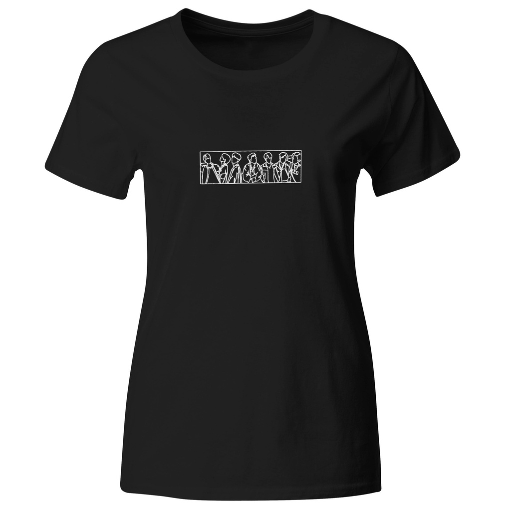 Playera bordada BTS integrantes kpop  anime