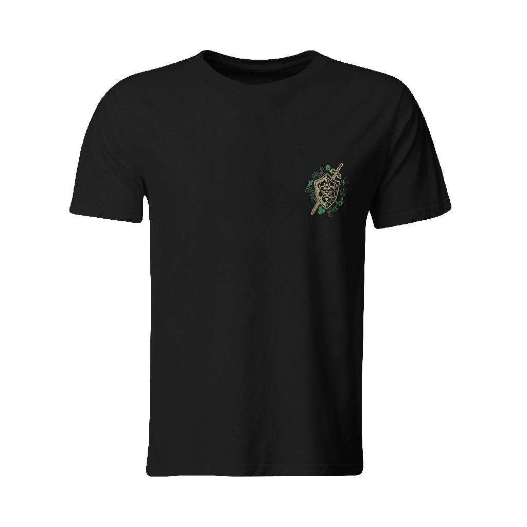 Playera bordada: Zelda (Escudo y espada).