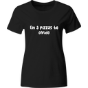Playera: en 3 pizzas te olvido. | Mod. LK194